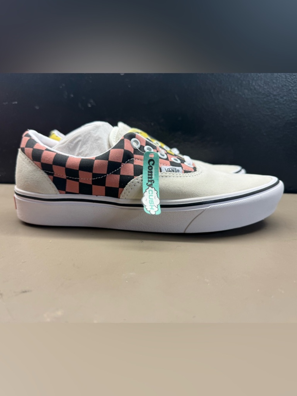New w/Box Unisex VANS Comfycush Era Mixed Media Check/Leopard Men 8/Women 9.5